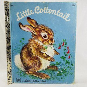 Little Cottontail Little Golden Book Carl Memling vintage Childrens Disney Book